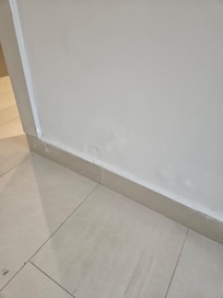 This is when you walk into the room near the bathroom