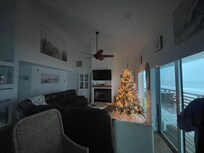 The beautiful living space.