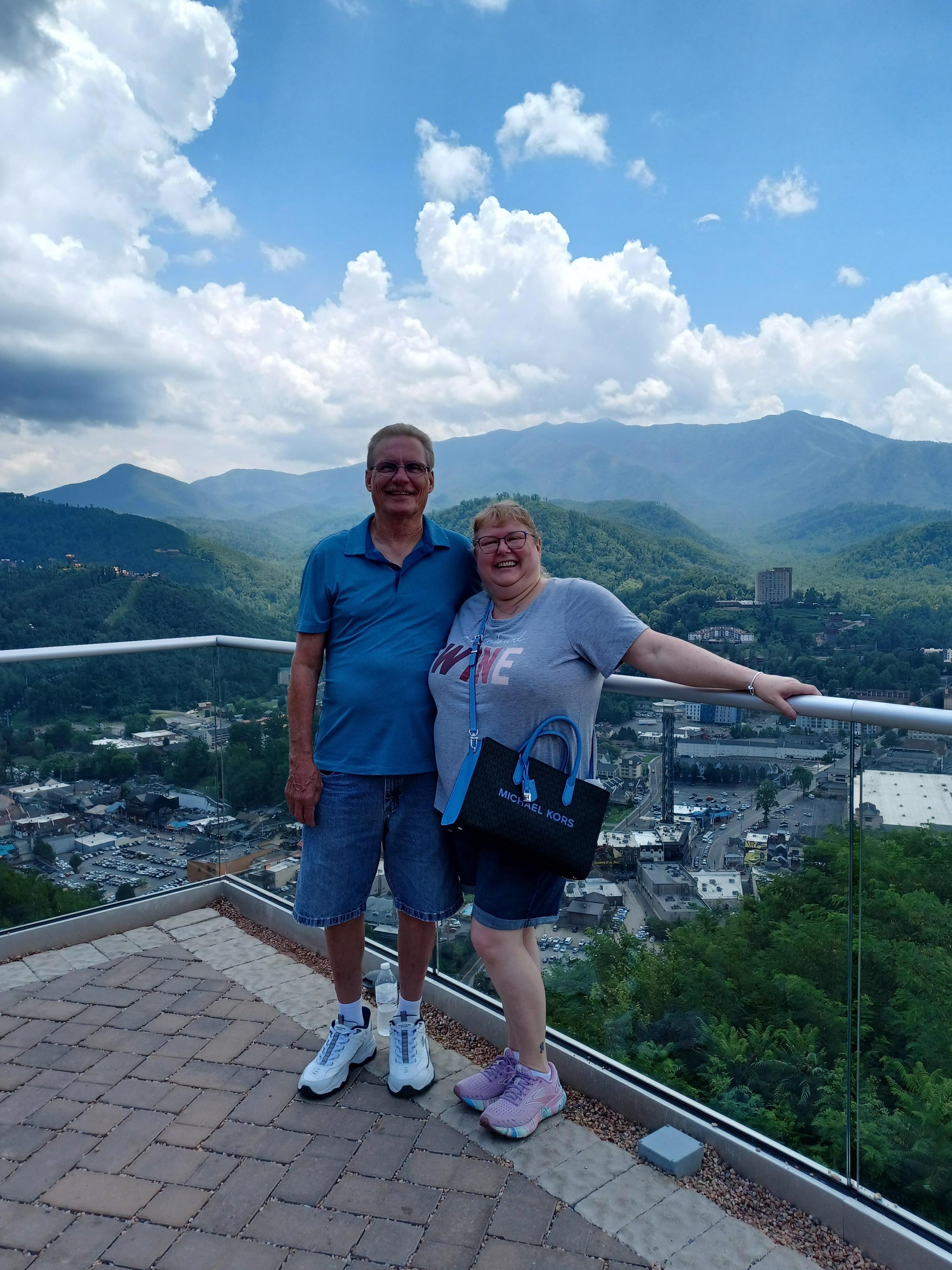 On the overlook at skypark in gatlin