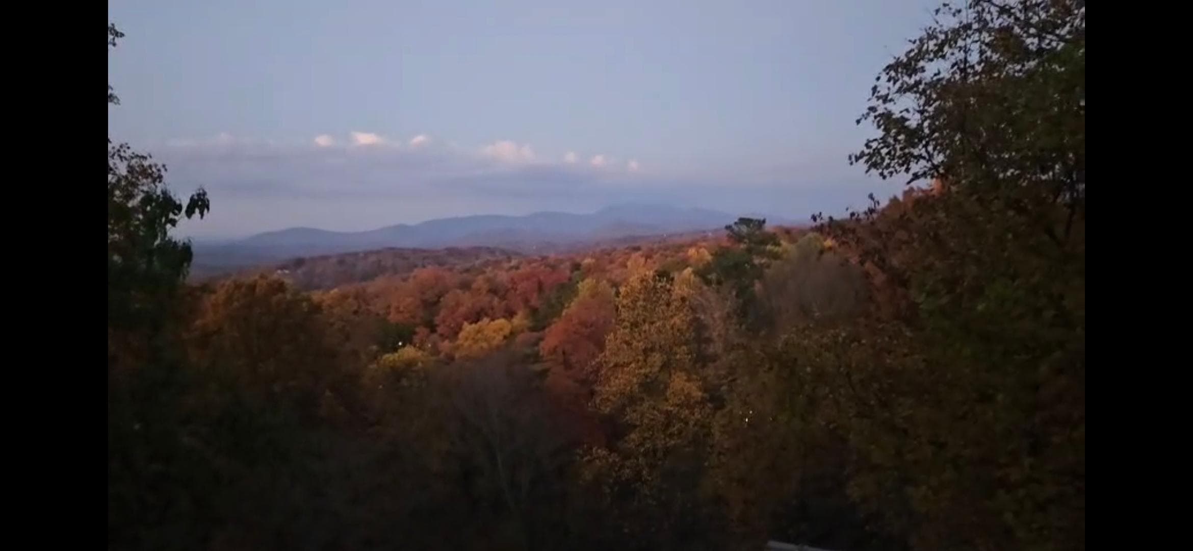 View from the kids bedrooms window.