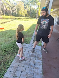 At least you can see some of the yard...