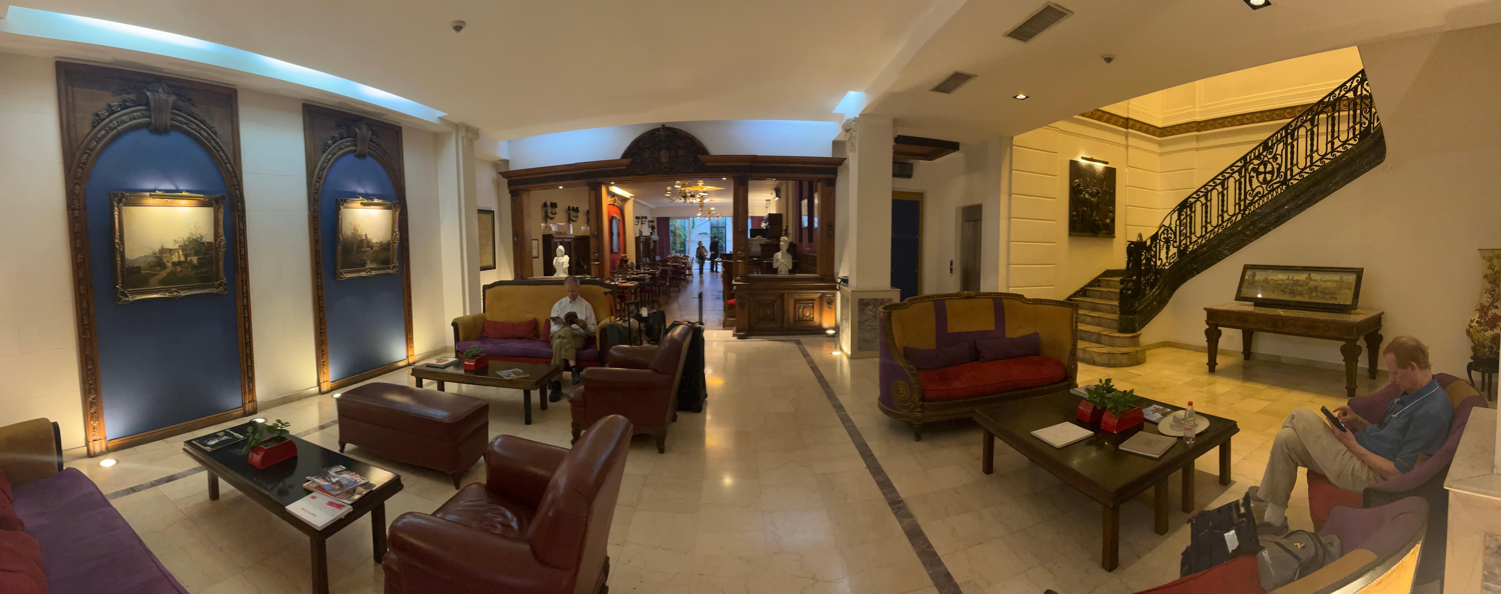 Hotel lobby