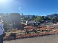 Large trucks and jack hammering through the day starting as early as 6am and as late as 8pm