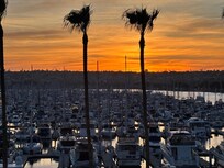 Our view from the room as the sun goes down