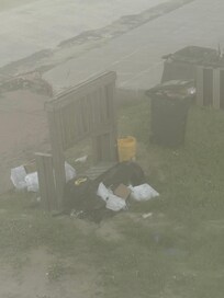 Trash we had to place out