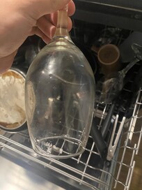 Went to use a glass and it reeked. No paper towels or anything to clean so I just drank bottled water.