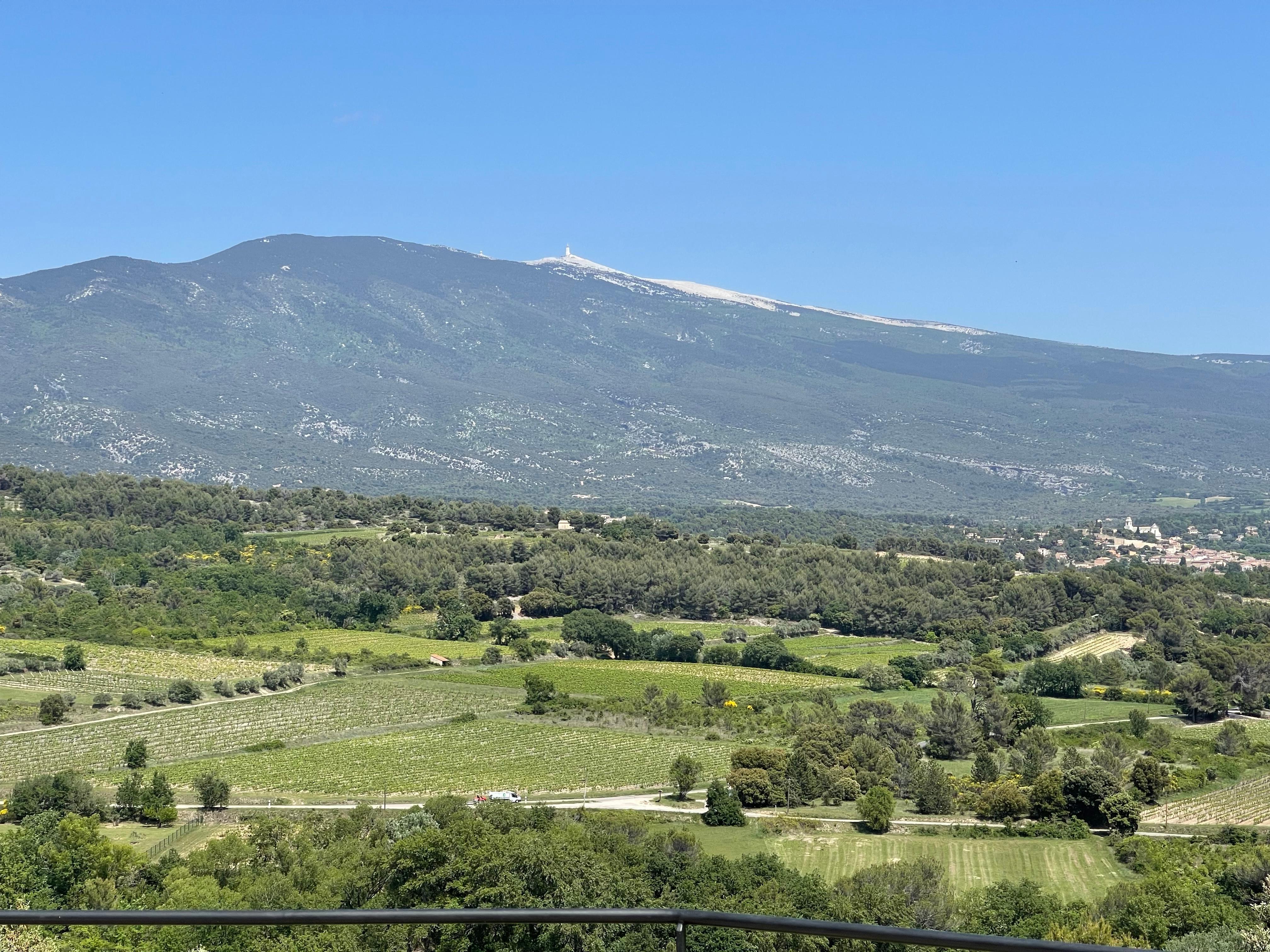 Mt Ventoux from the hotel