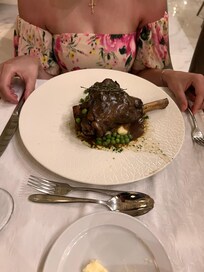 The lamb at the French restaurant Bordeaux