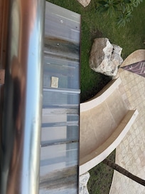 Old sponge just sitting outside our balcony