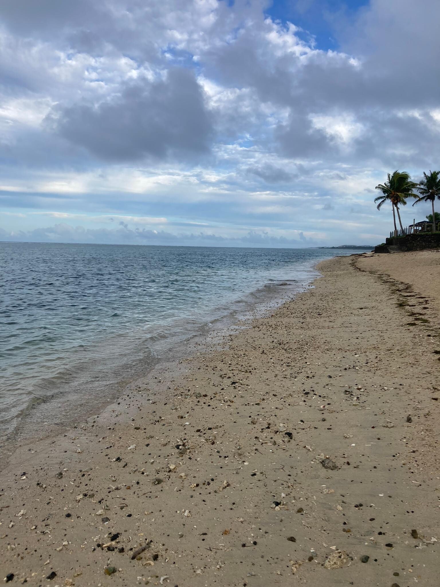Beach at resort