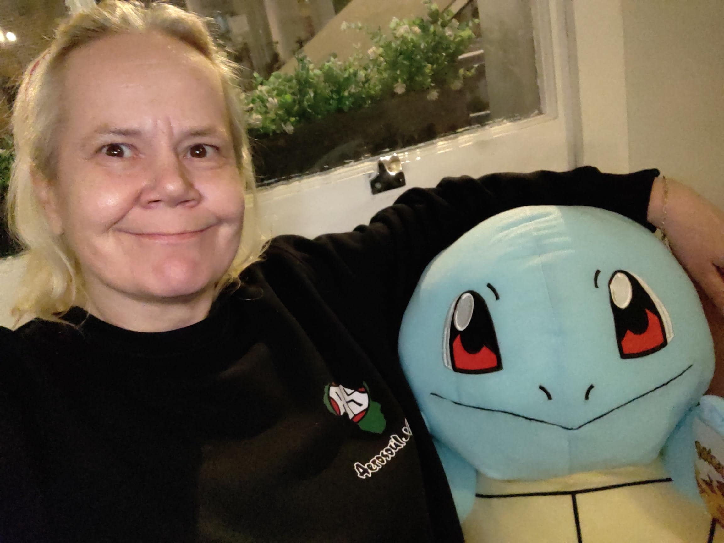 Hanging out with the Hotel's Pokèmon.