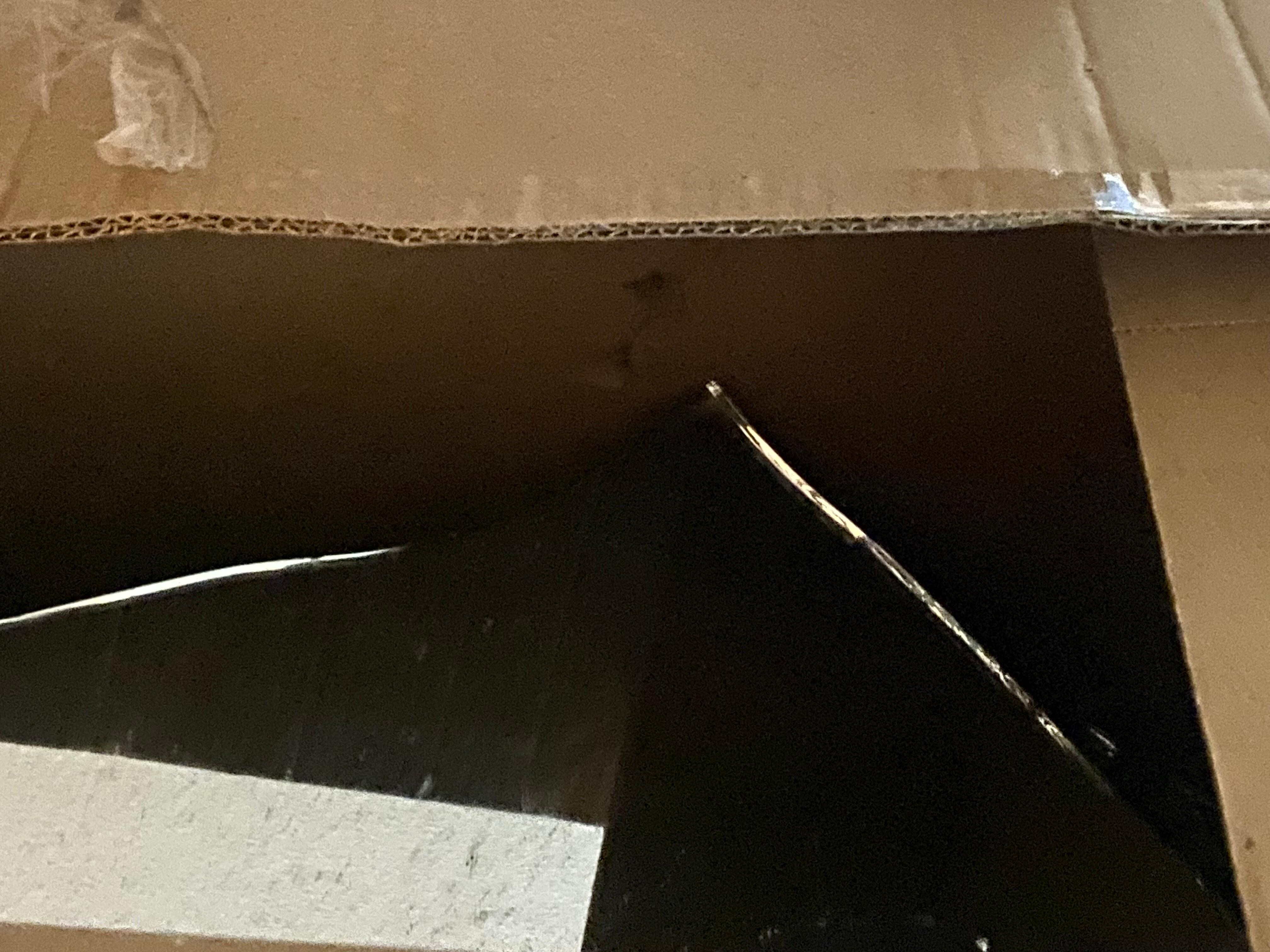 Broken mirror in a bix…..