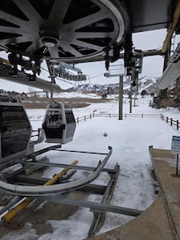 Gondola base at lodge.