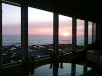 Sunset from the dining area