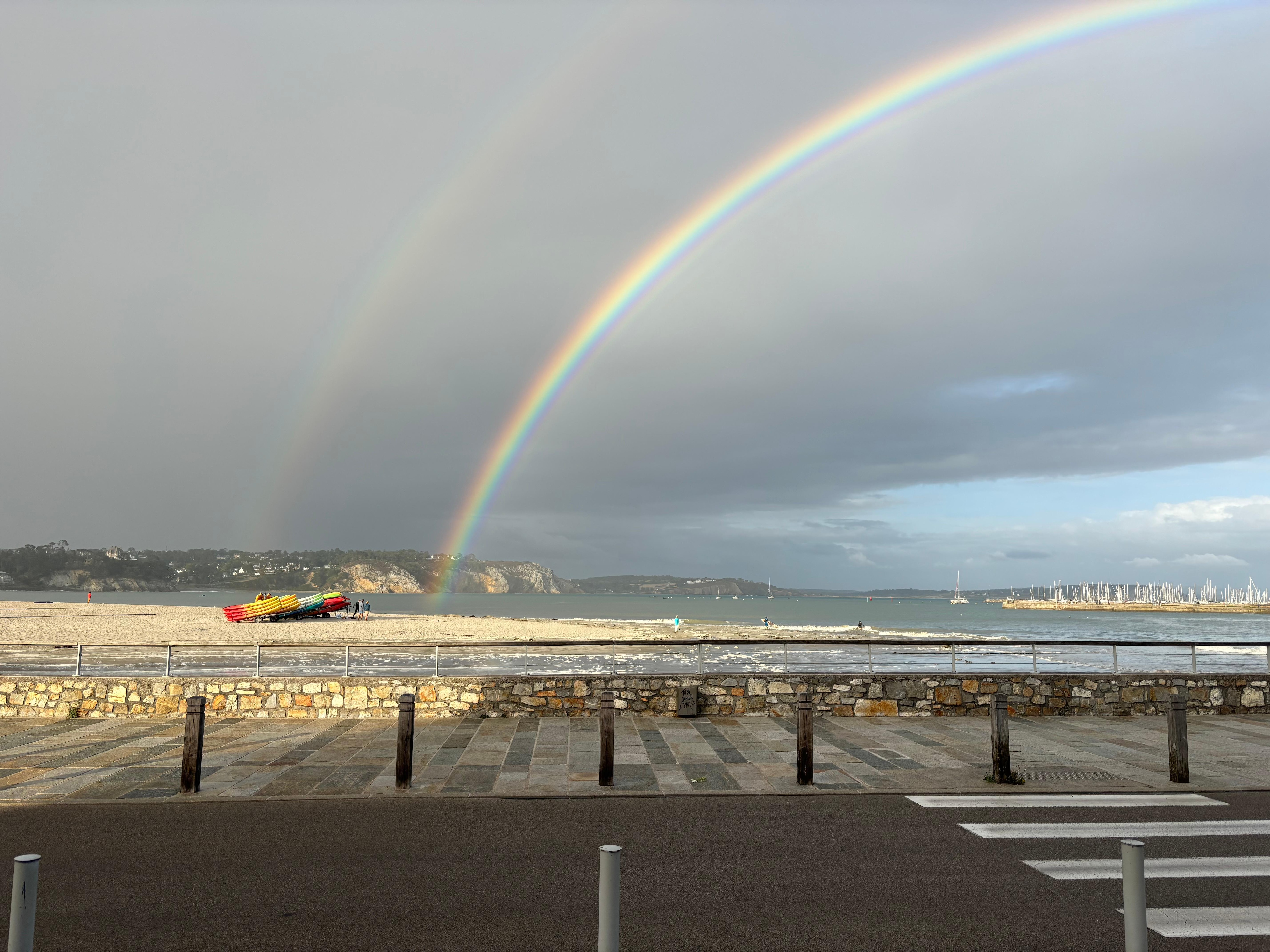 The beach at Morgat.