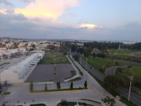 Hermosa vista desde la ventana de la habitacion.