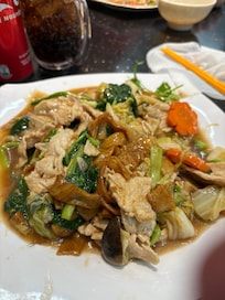 Dinner just around corner of hotel $4.10 Australian