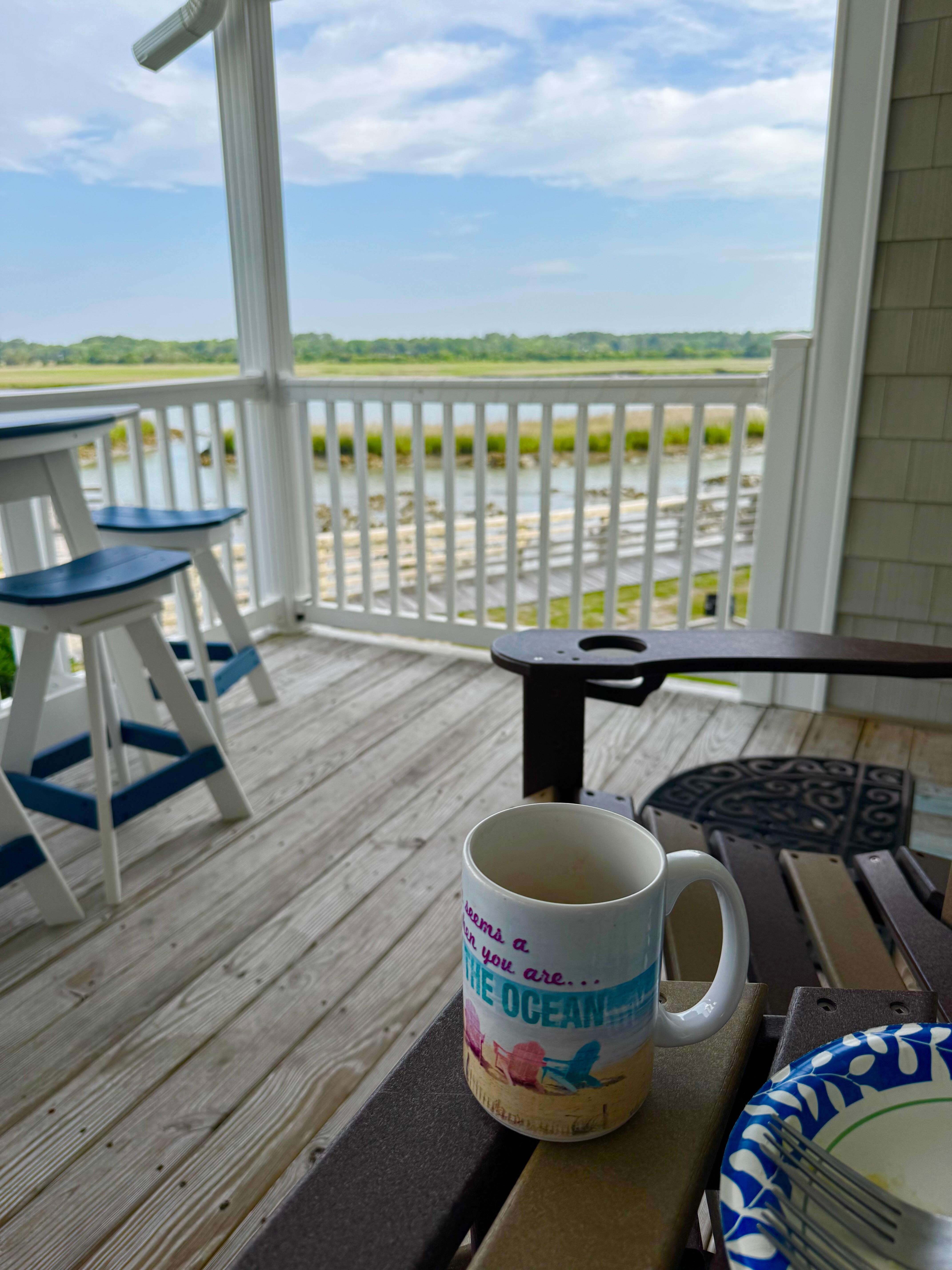 Perfect spot for morning coffee! 