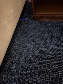 Rubbish left on floor