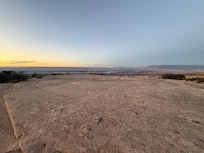 On “the surface” - I think near the ribbon trail.