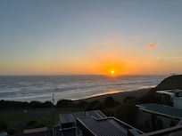 Watching the sun set in the evenings was a beautiful experience.