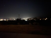 Nighttime from the house