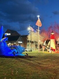 Christmas night at the Mystic Hilton