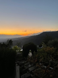 Solopgang fra vores værelse