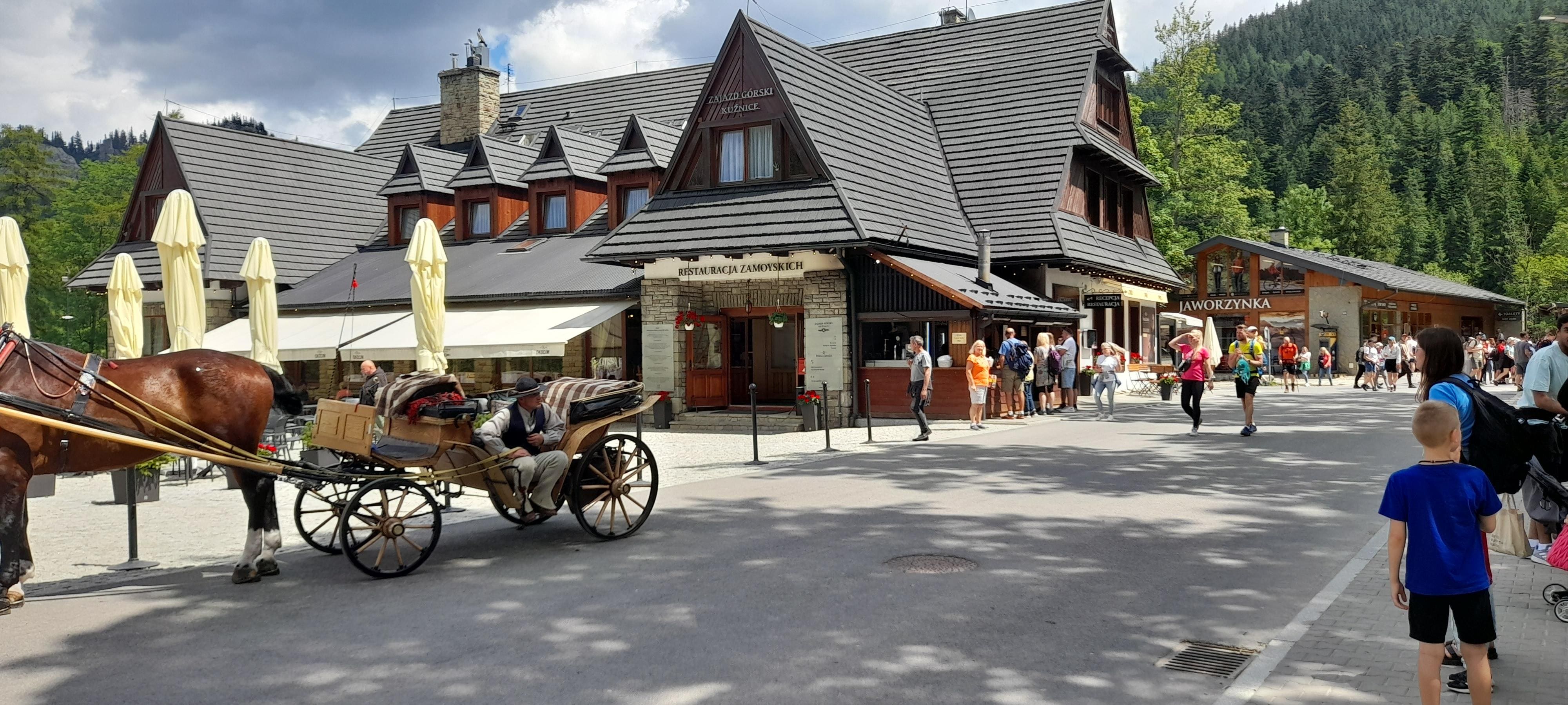 Hotel and surrounding area.