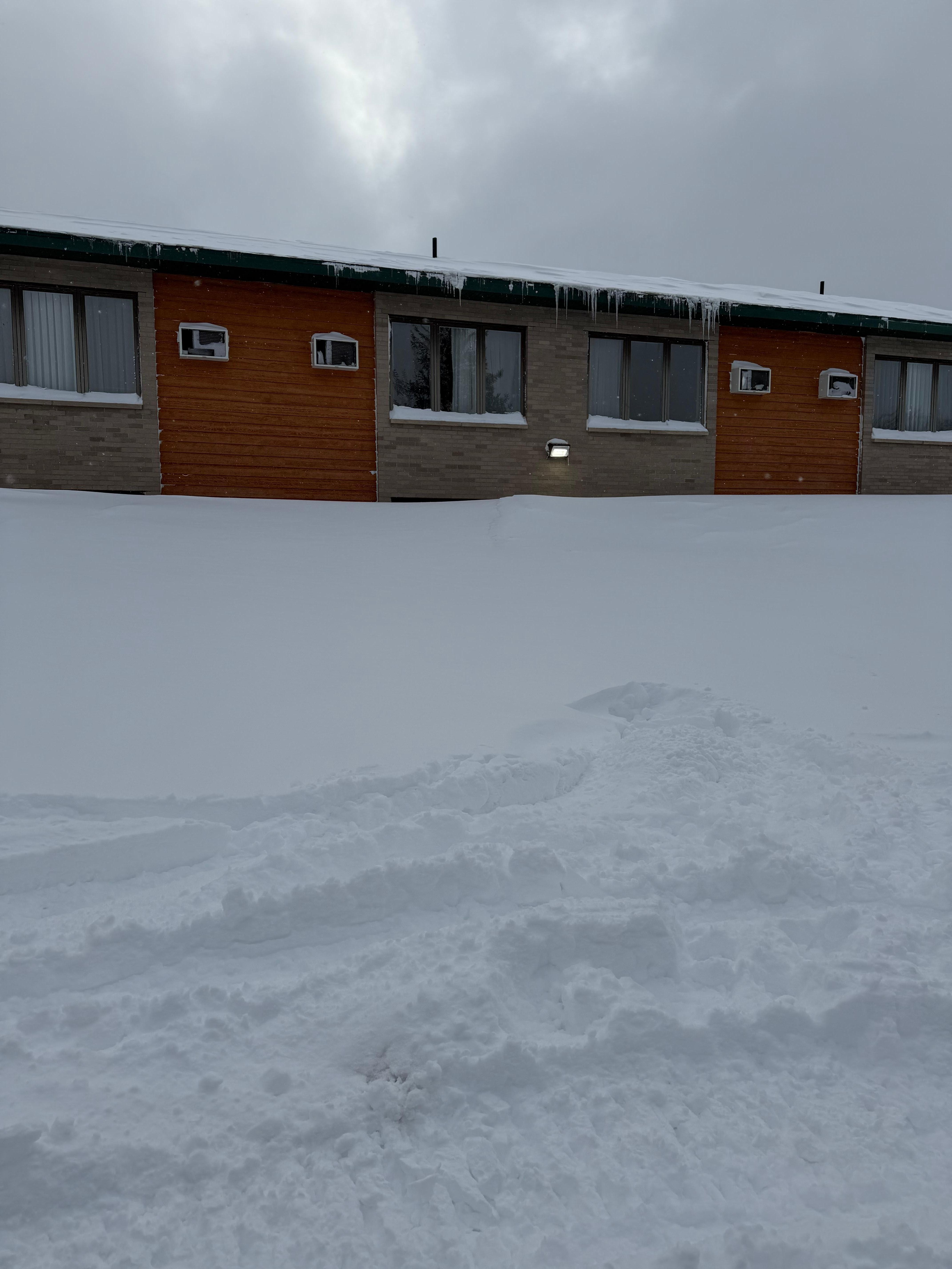 Those are second floor windows!