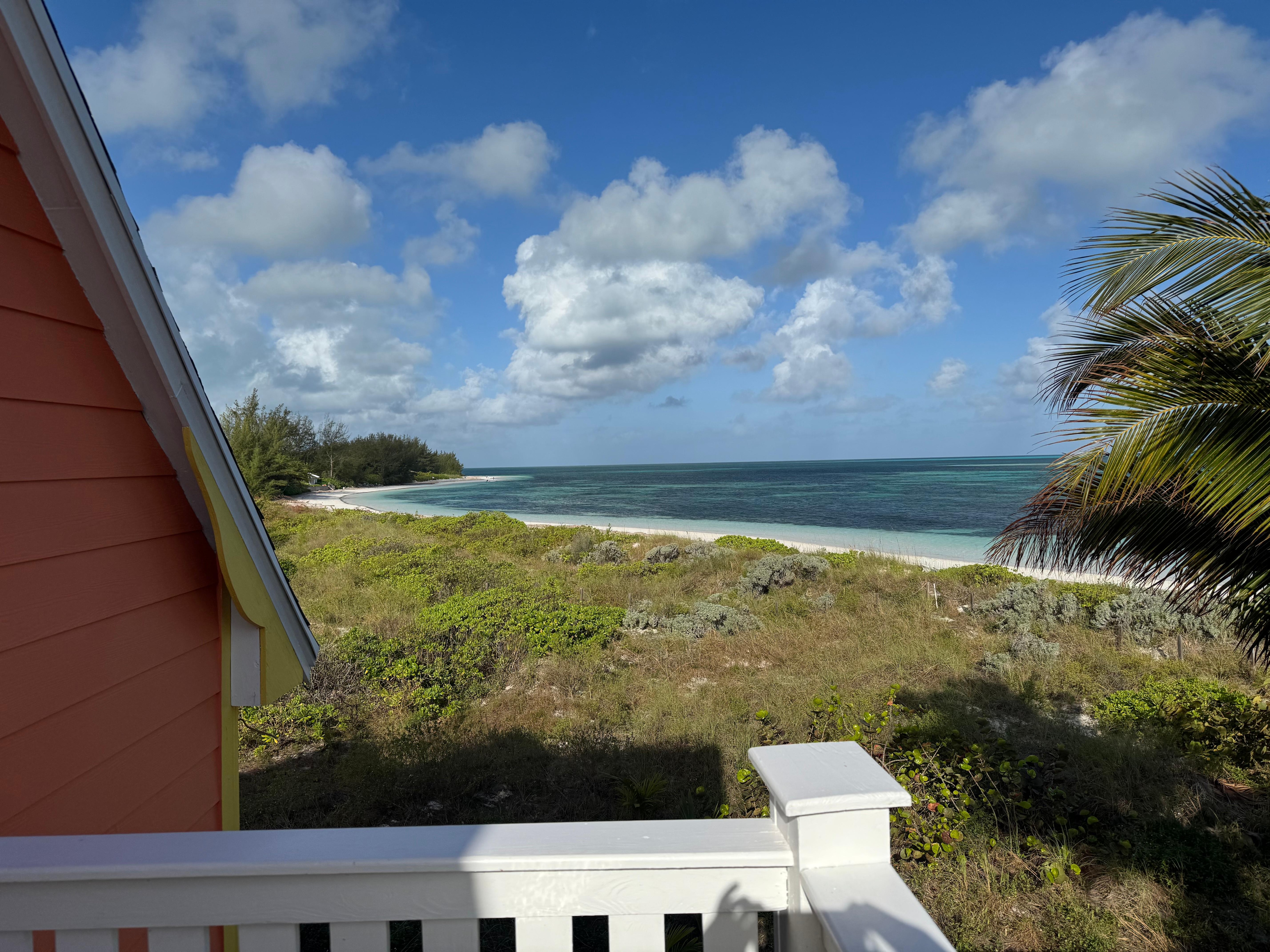 From the master balcony