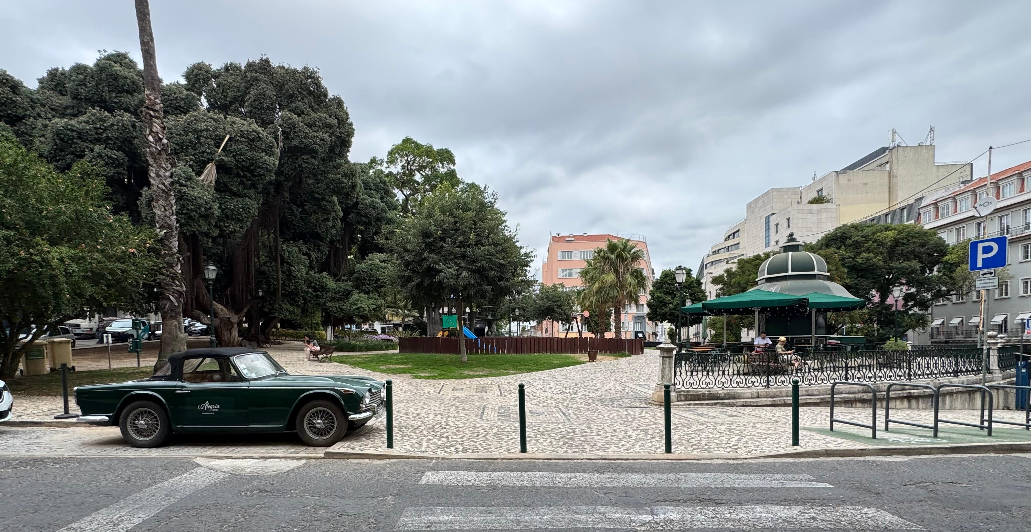 Park/cafe across the street 