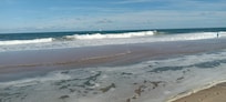 The beach which was literally behind the hotel
