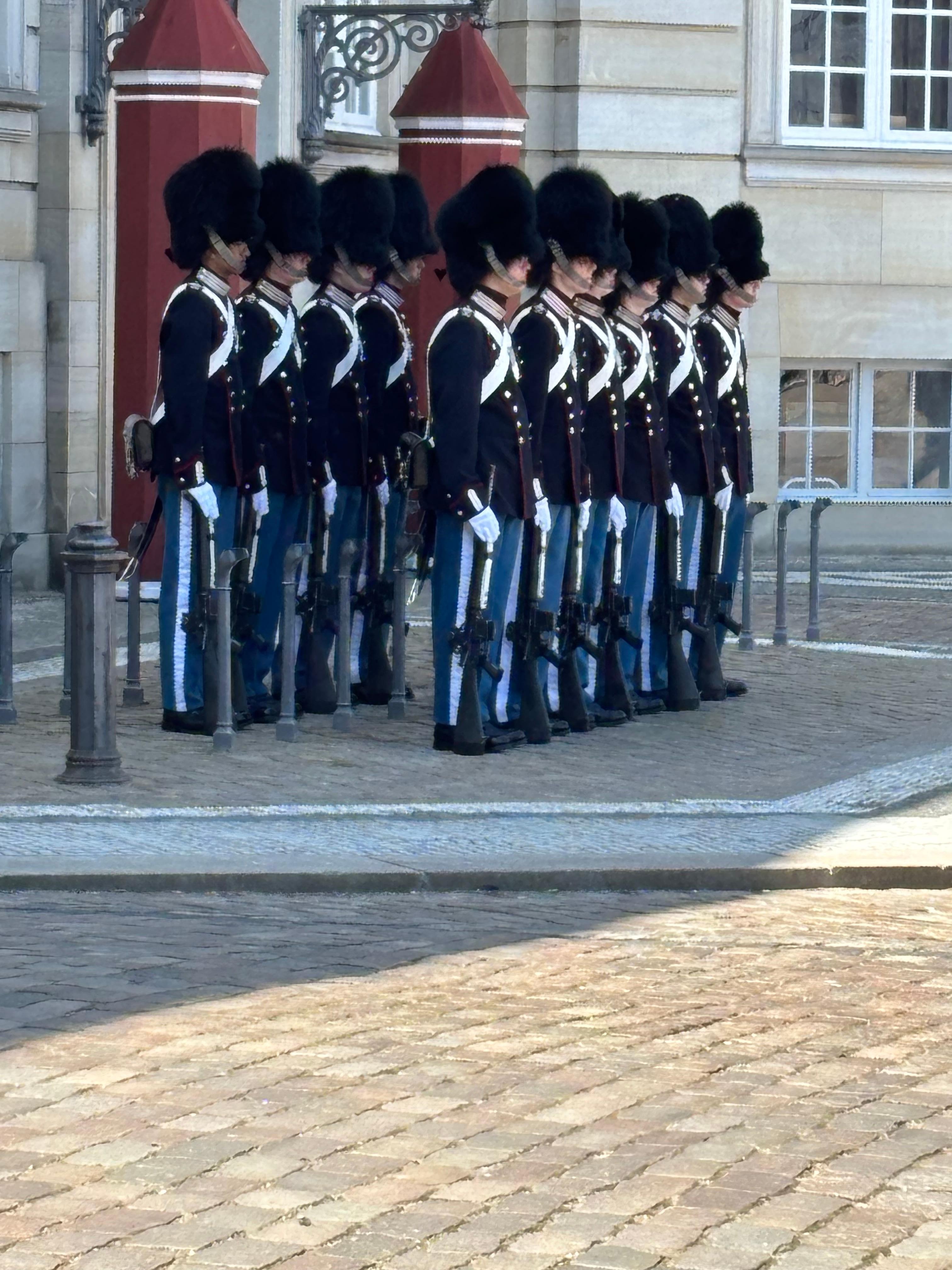 Marching on the square