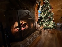 We were blessed with a Christmas tree and holiday decor which was unexpected