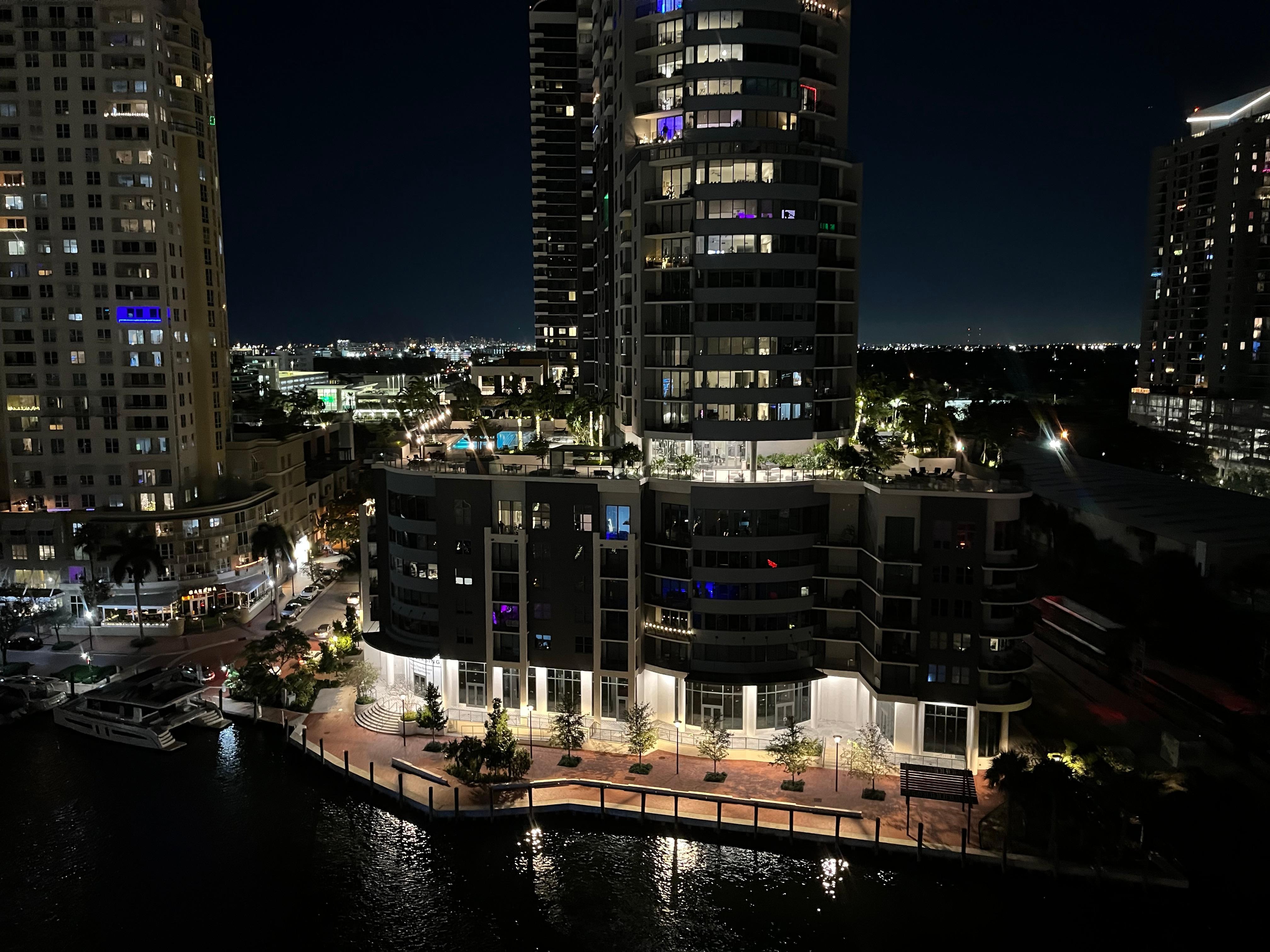 View from the amenities deck