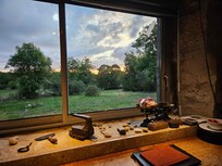 Blick aus dem Essraum/Küche