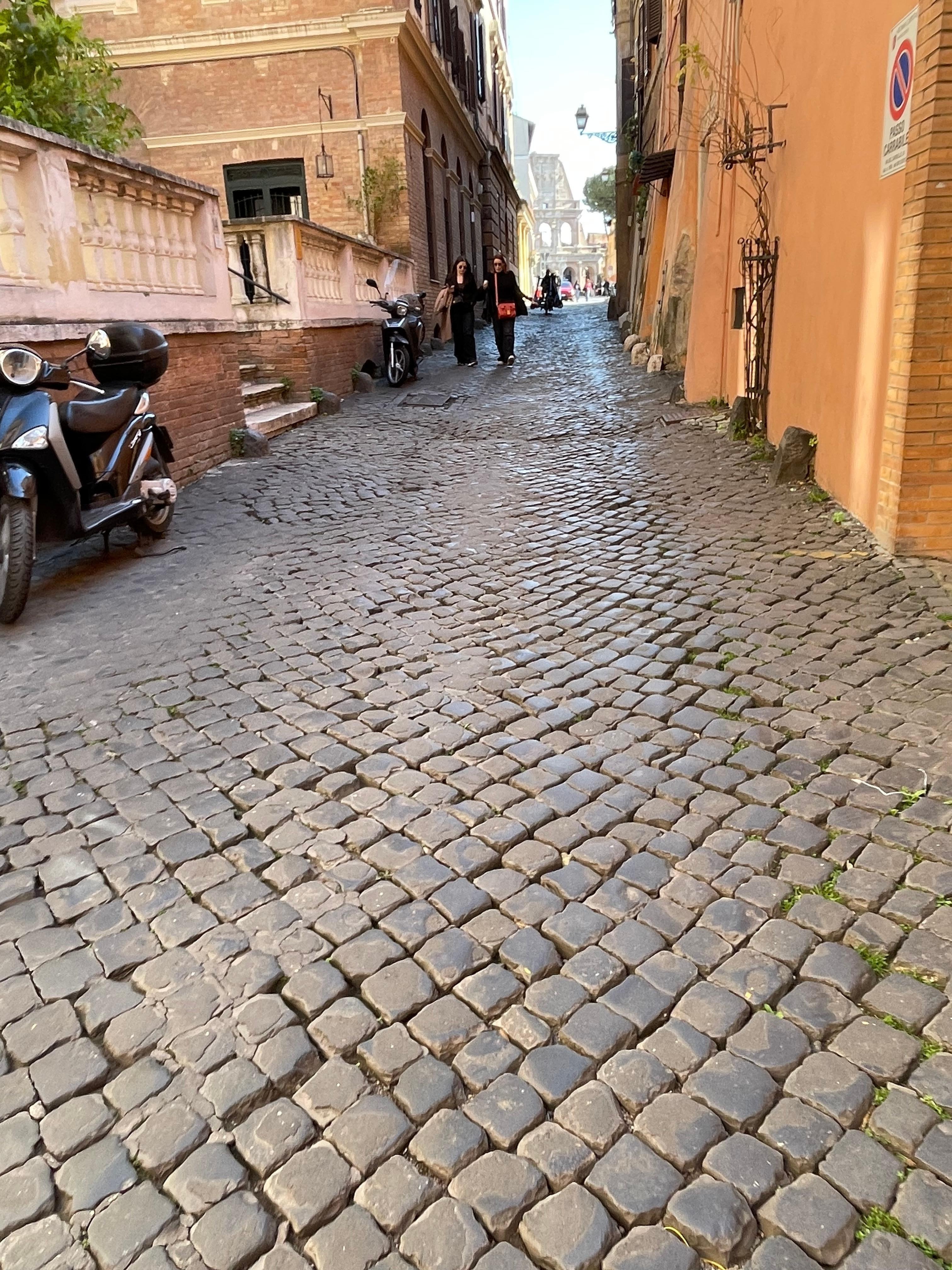 Colosseum view from our street