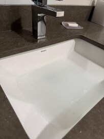 The sink was not working properly and didn’t get fix