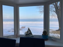 Dining room morning views!!