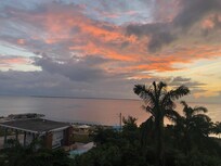 Sunrise view from our room