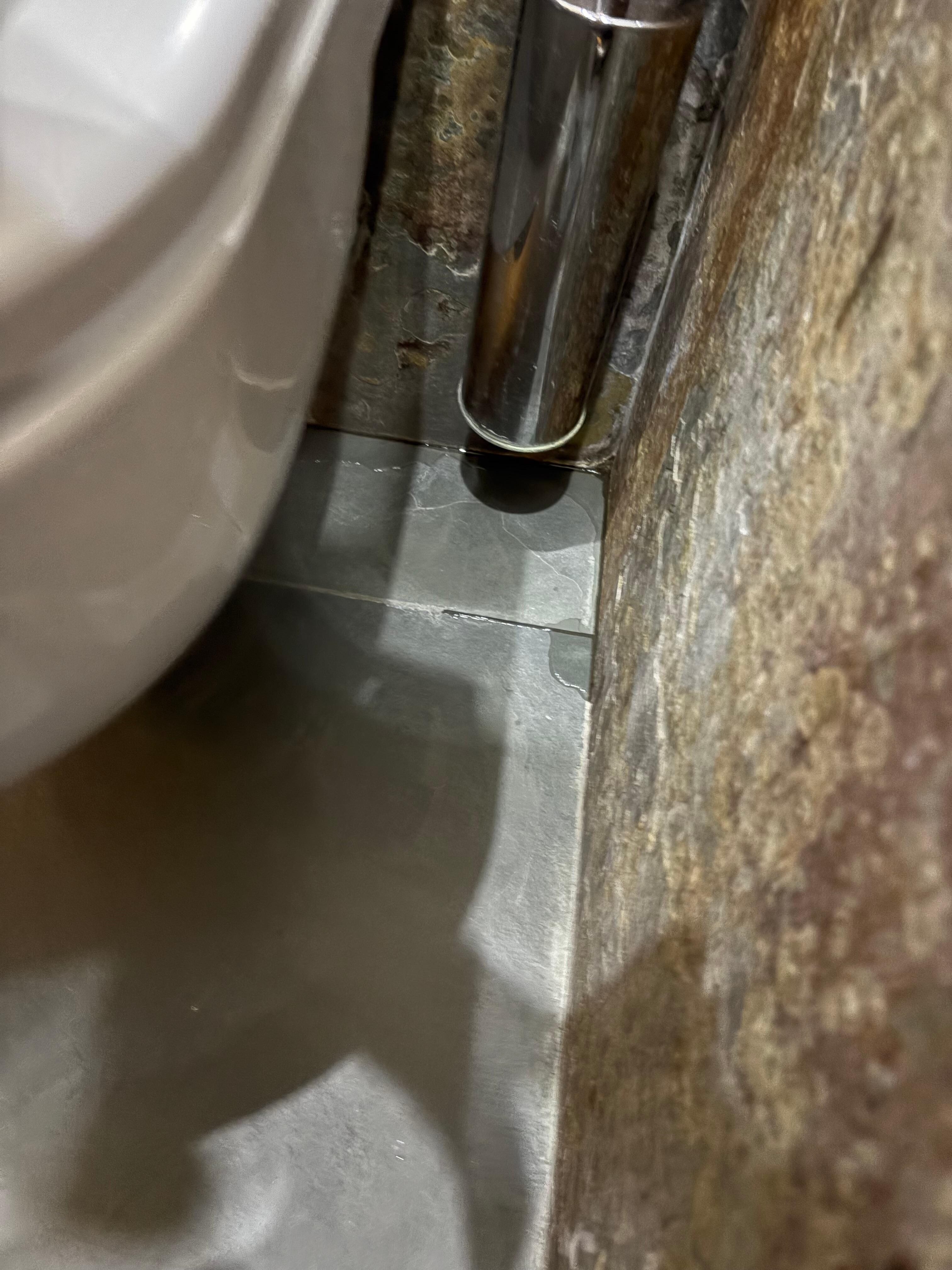 Leak early on before it got worse