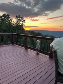 Evening on the deck