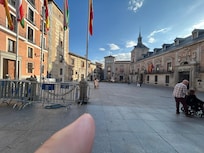 View from hotel balcony.