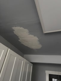 patched ceiling