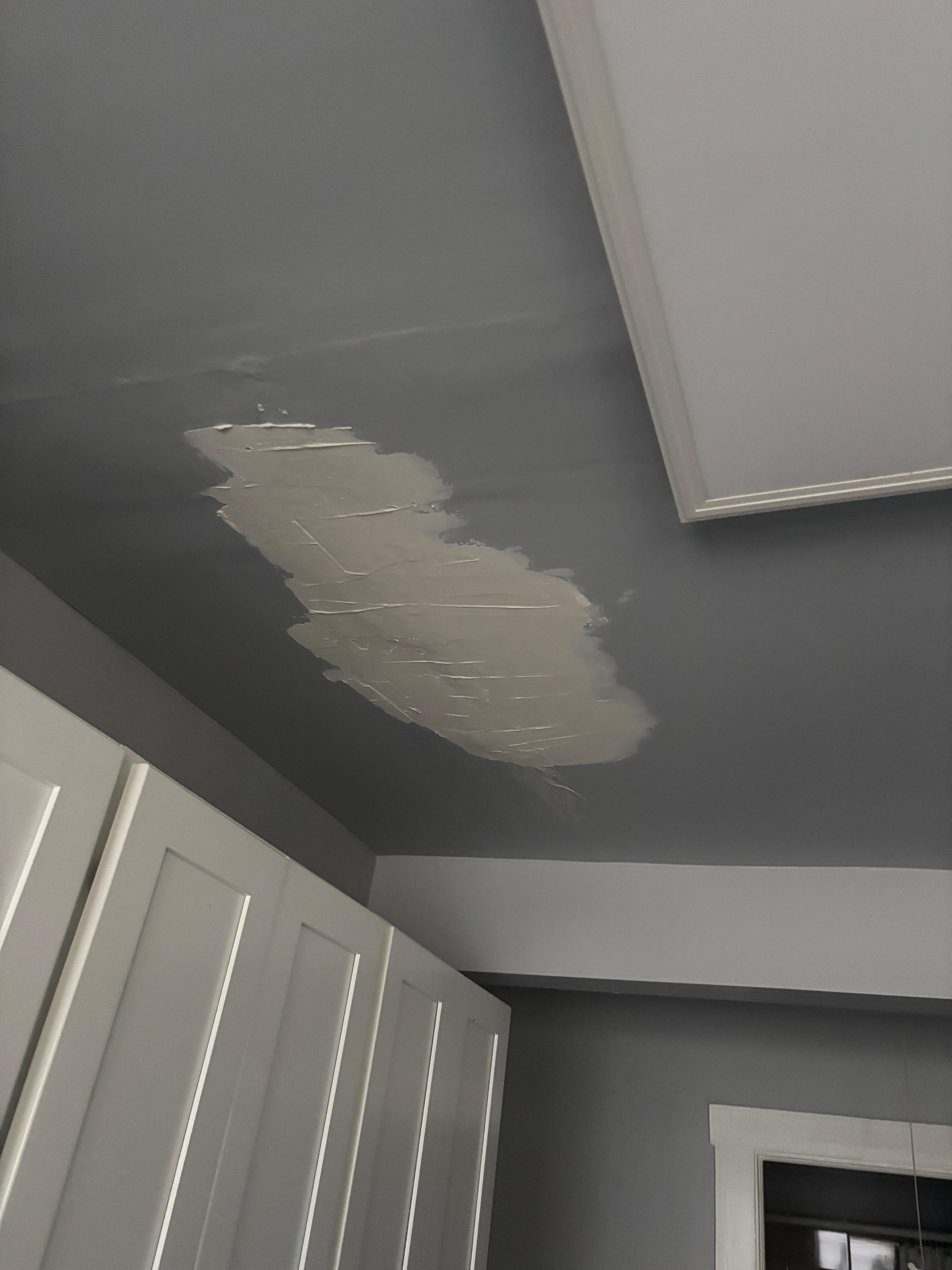 patched ceiling