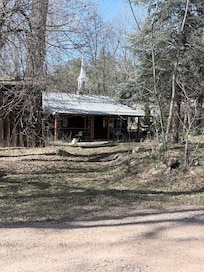View of the cabin from our walk