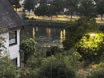 View down to the Mosel, from the balcony and bedroom.