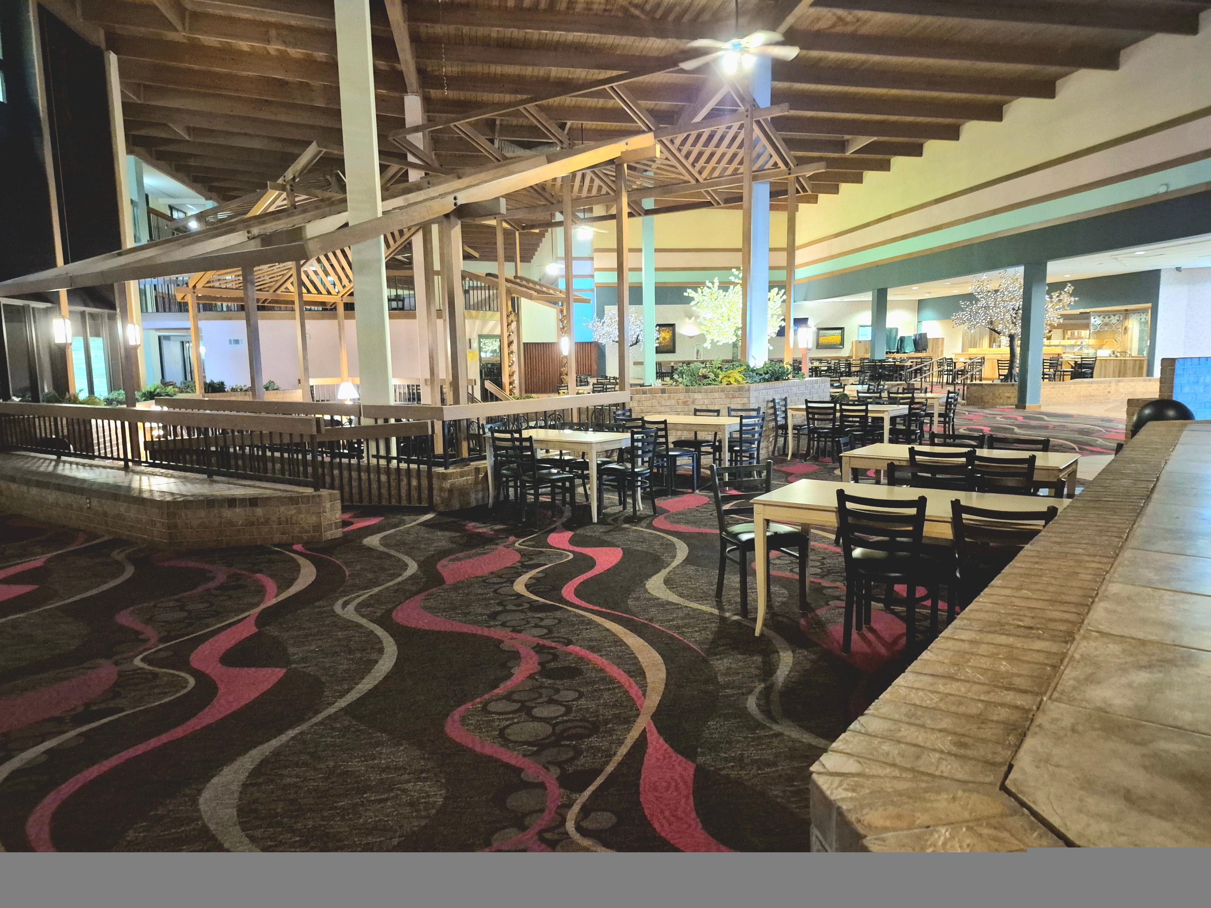 Lots of comfortable group public areas