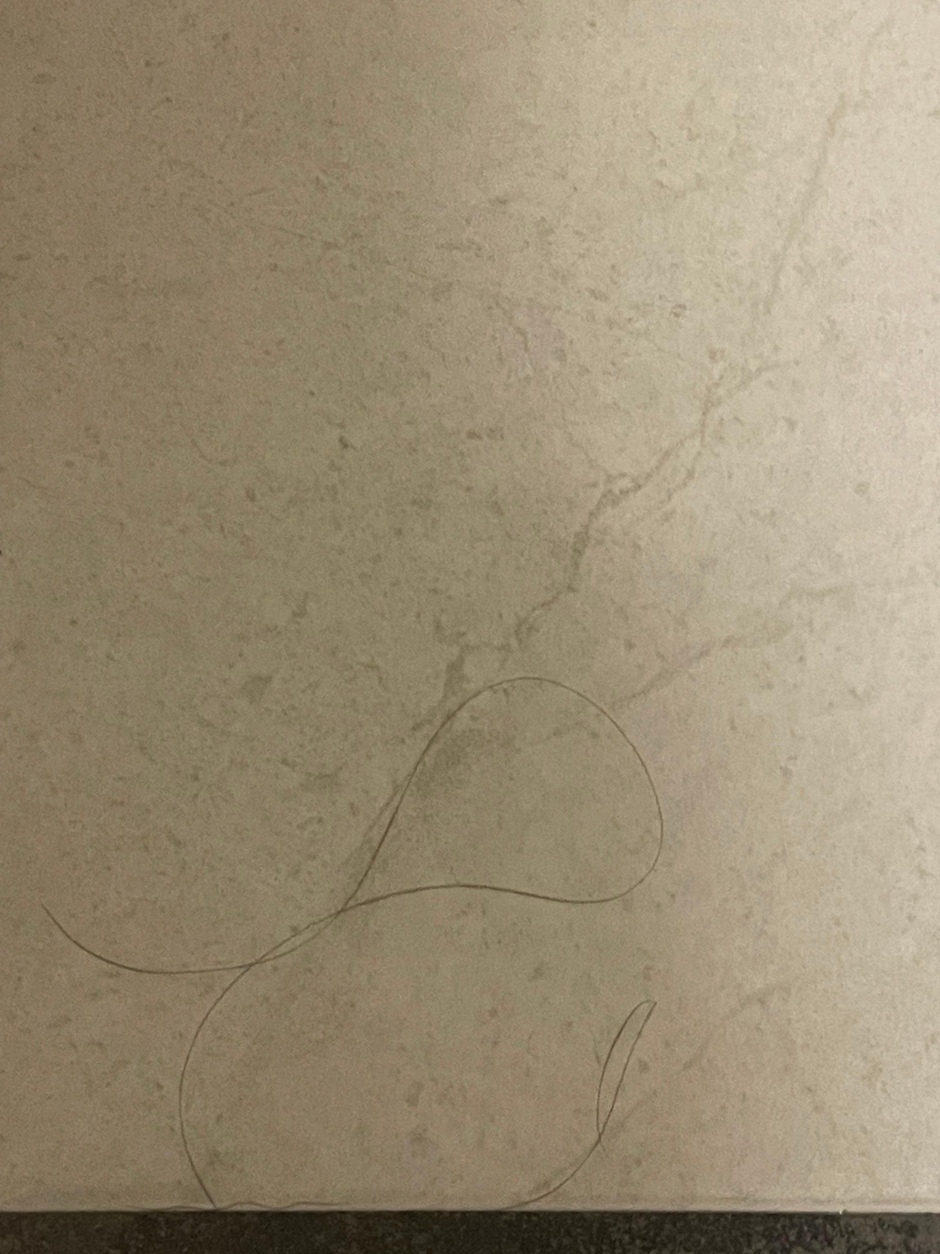 The floor of the bathroom next to the roaches at 8:30 AM across from the dining room room.